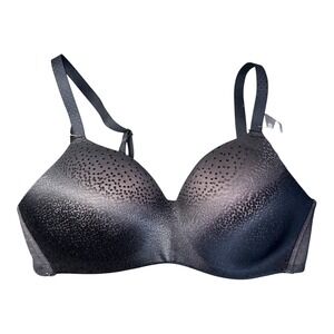 Wacoal Womens Size 38C Black Wire Free Padded Back Smoothing Bra‎ NWT